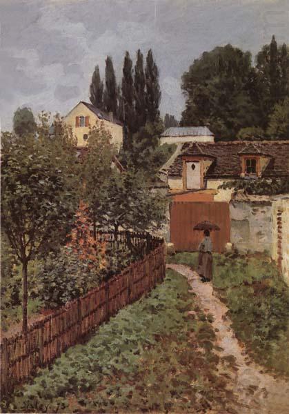 Alfred Sisley Garden Path in Louveciennes china oil painting image